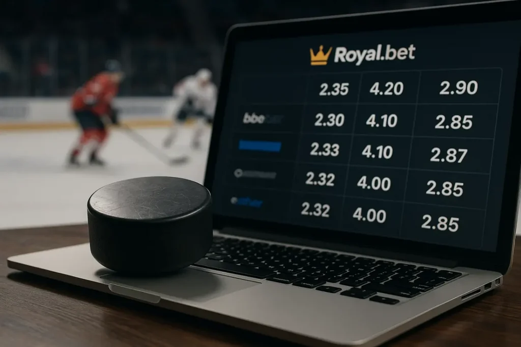 Где искать лучшие коэффициенты на хоккей: сравнение Royal.bet с другими букмекерами