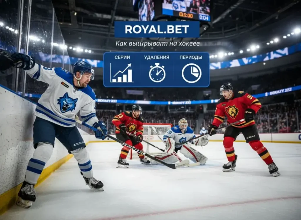 Ставки на серии, удаления и периоды: как выигрывать на хоккее с Royal.bet